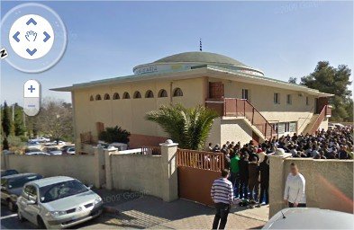 Google Street View à la mosquée de Nîmes